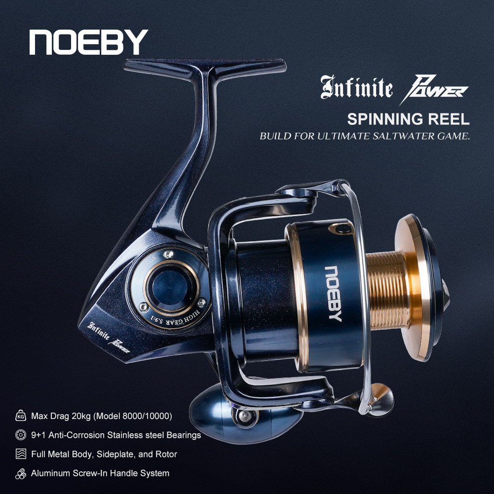 Daiwa Reel Bg - Mulinello da Pesca Spinning Noeby Infinite
