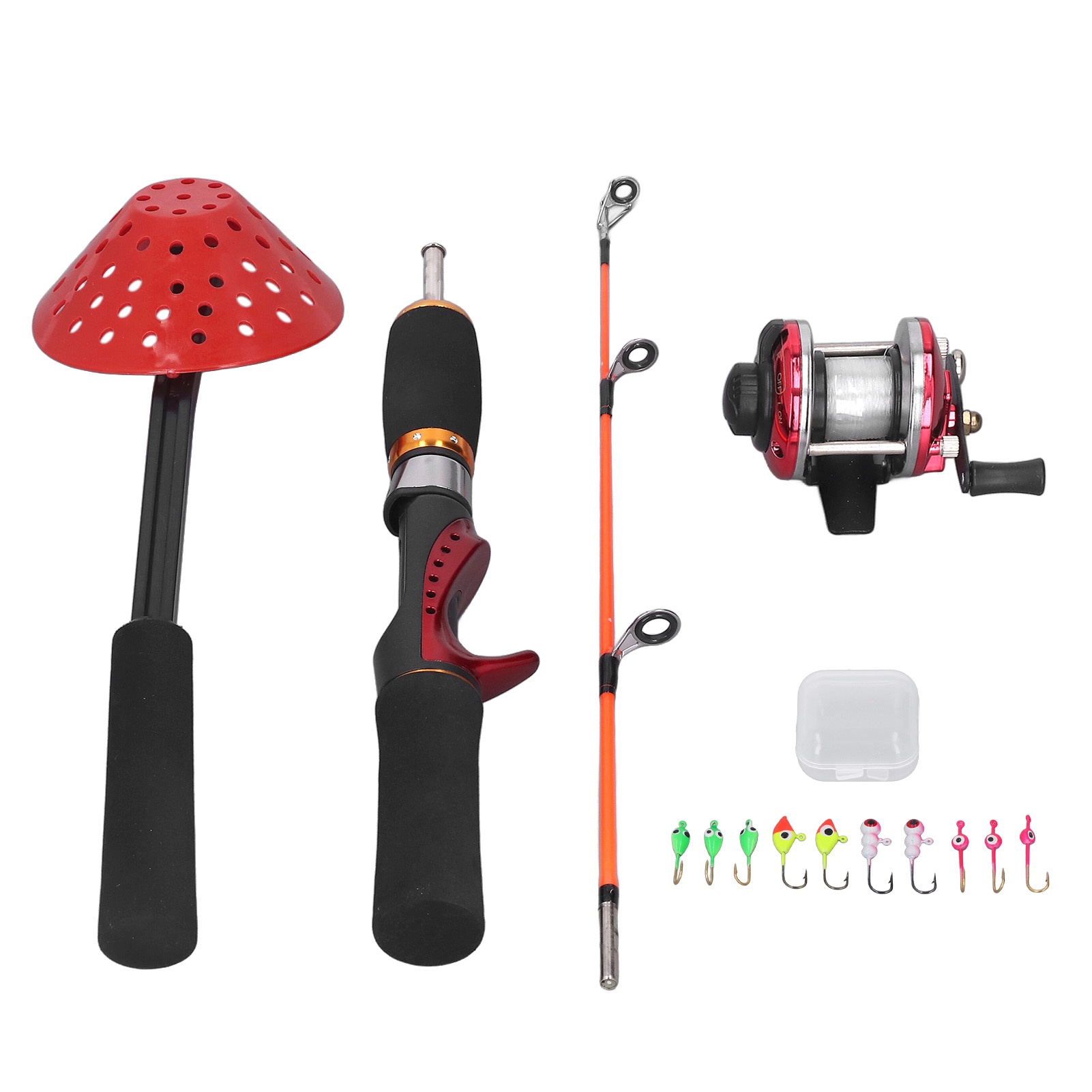 Ice Fishing Reel - Set di Attrezzatura per Pesca sul