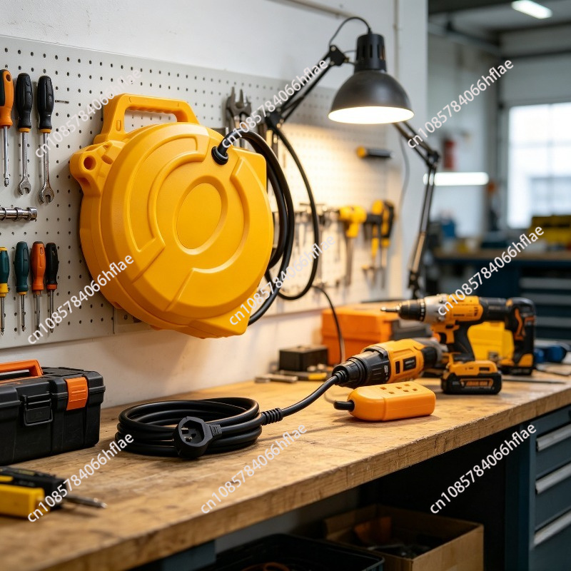 Electric Reel - Avvolgicavo Elettrico Automatico da 5M, Cavo